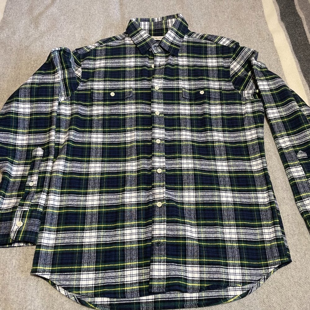 Taylor Stitch The Yosemite Shirt in Blue Tartan